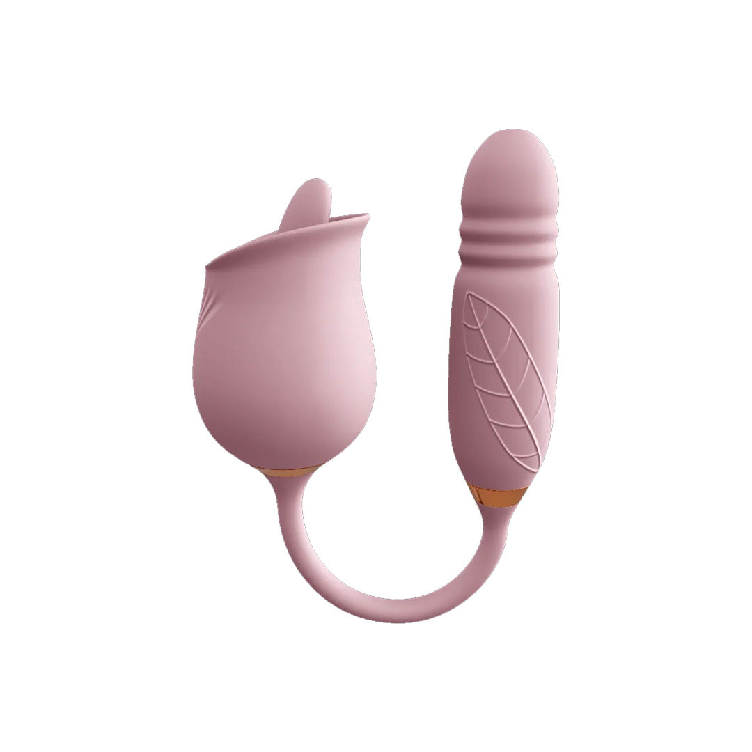 MR LINCOLN TONGUE - Dual Stimulation Vibrator with Clitoral Licking Rose Flower Store MR LINCOLN TONGUE - Dual Stimulation Vibrator with Clitoral Licking Rose Flower Store